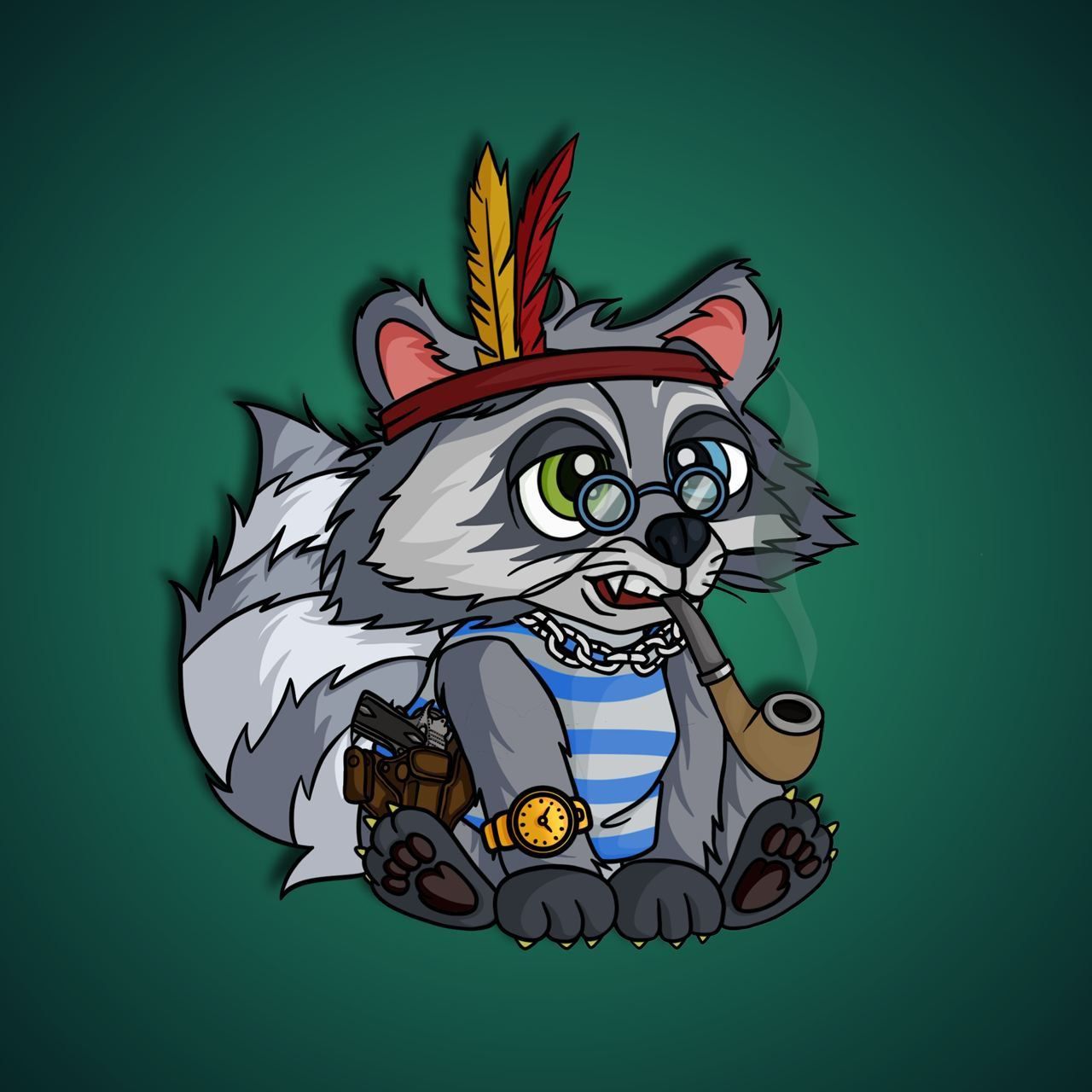 Ton raccoon baby Icon